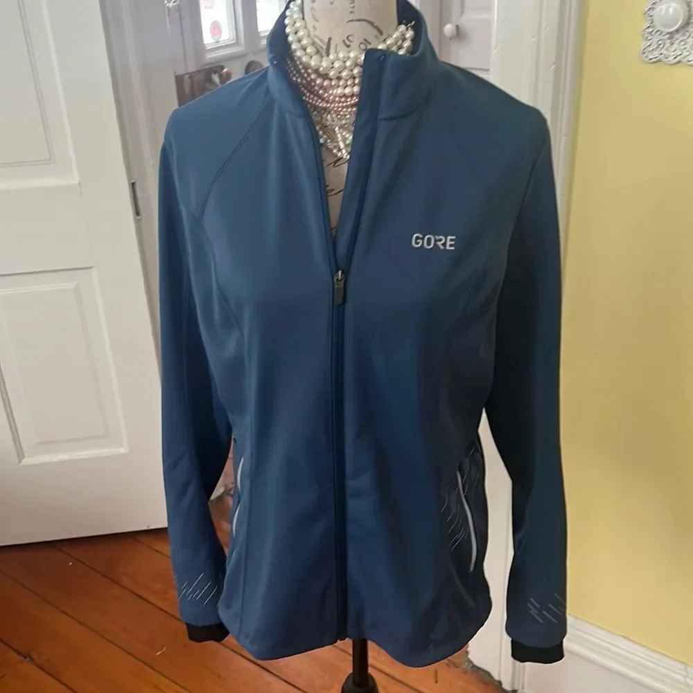 Teal Gore Cycling Jacket XL (Fits Small) EUC